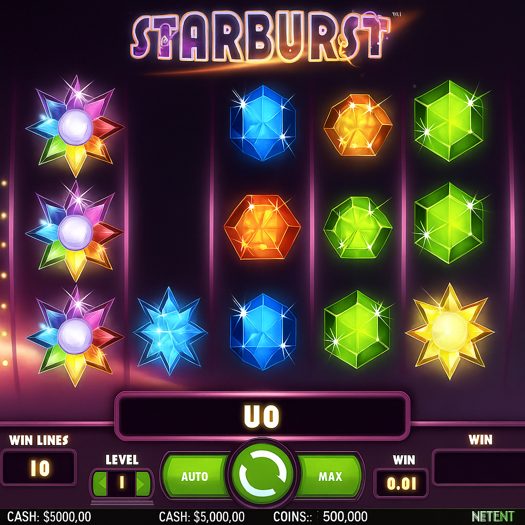 Jackbit - Starburst Slot - NetEnt